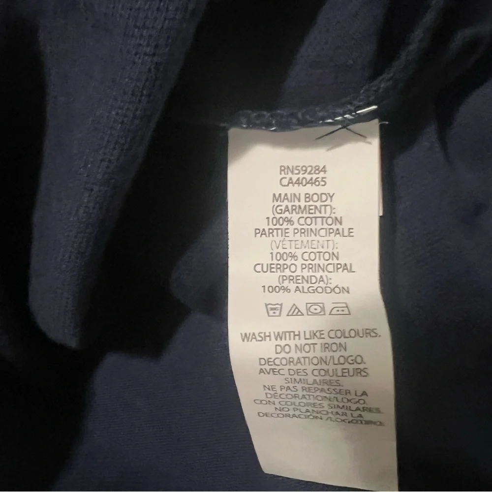 The Children's Place Navy Blue Long Sleeve Polo Shirt Size 16 Boys XXL Uniform